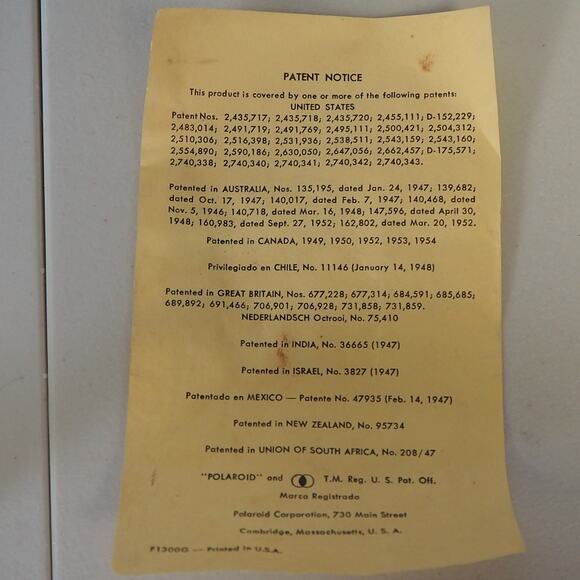 VTG 1954 Polaroid Land Camera Highlander Model 80 Have Not Tested Display Only - Picture 14 of 16